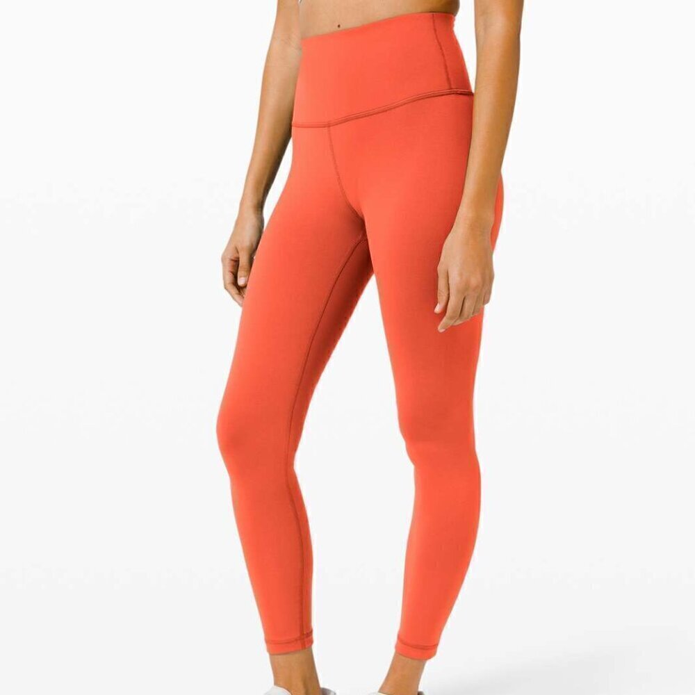 NWT Lululemon Wunder Train High-Rise Tight 25" - 10 Brick